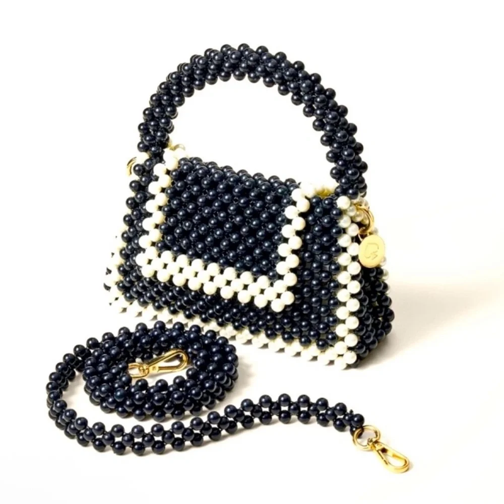 Kate Spade New York x Target Color-block Beaded Bag Black & White